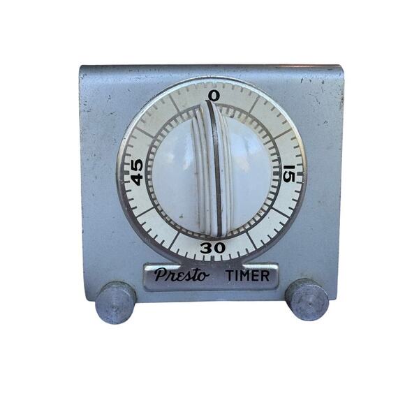 Vintage/Antique PRESTO Kitchen Timer, Aluminum - Picture 1 of 6